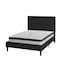 Flash Furniture Full Size Black Fabric Platform Bed with Mattress SL-BM10-22-GG - alternate 8